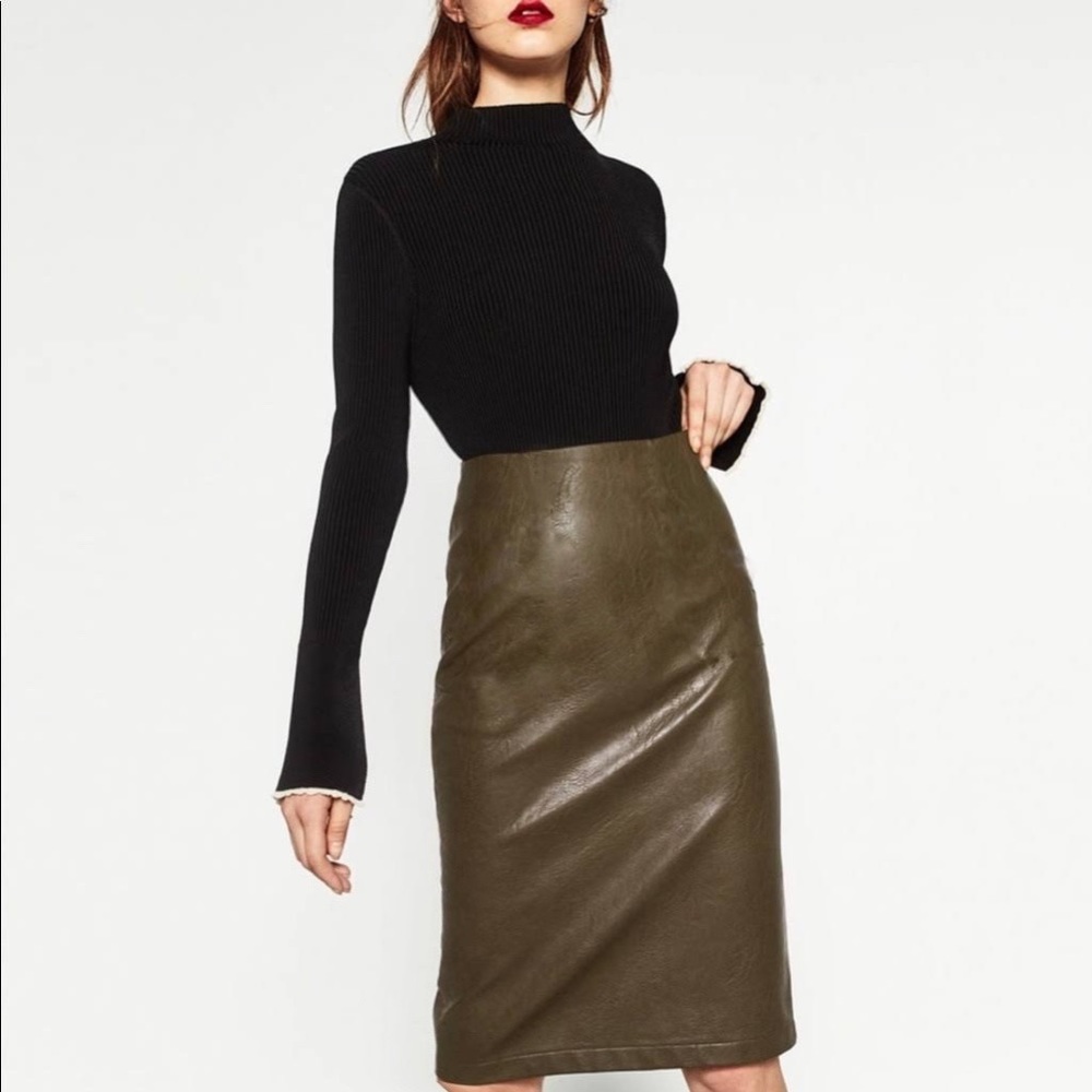 Leather Skirt